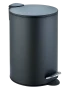 Ведро для мусора педальное WeltWasser BETTA BL 12L Черный матовый / 10000013409
