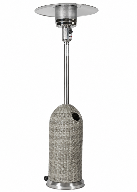 Уличный газовый обогреватель Ställeh Kotte Rattan Серый / Kotte Rattan Grey