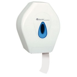 Диспенсер туалетной бумаги MINI MERIDA TOP для бытовых рулонов, пластик белый / BTN201