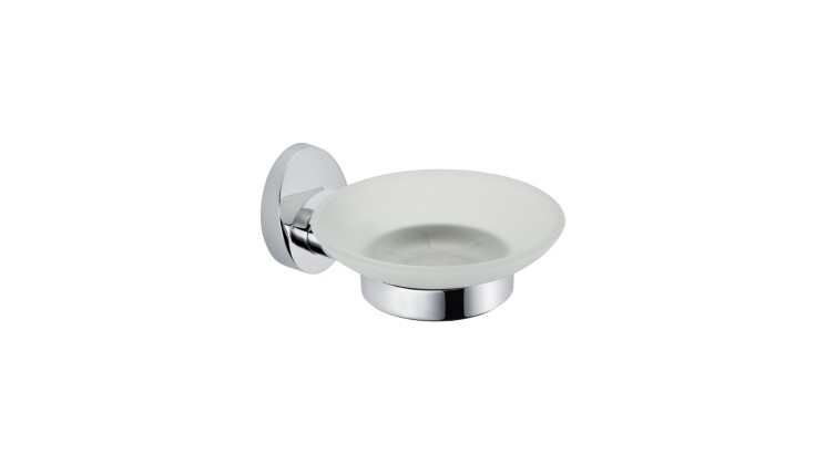 Мыльница стекло Fixsen Europa Хром / FX-21808