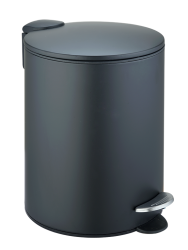 Ведро для мусора педальное WeltWasser BETTA BL 5L Черный матовый / 10000013383