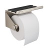 Держатель бытовой туалетной бумаги с полкой "MERIDA STELLA R" Стальной антифингер / U3AS.R