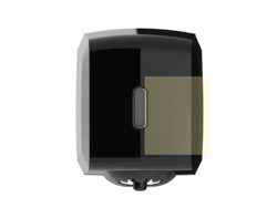 Диспенсер для рулонных бумажных полотенец WisePro K640-B с центральной вытяжкой универсальный черный / 71610
