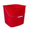 Ведро хозяйственное 25л пластик для уборочной тележки / Красное или Синее на выбор​