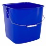 Ведро хозяйственное 25л пластик для уборочной тележки / Красное или Синее на выбор​