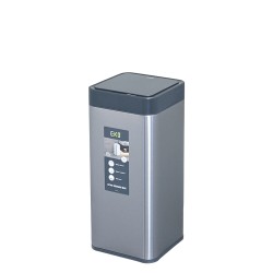 Мусорное ведро сенсорное перезаряжаемое EKO 20 л, благородная сталь / EK9208 RGMT-20L
