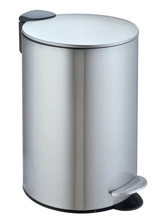 Ведро для мусора педальное WeltWasser BETTA MT 12L Матовая сталь / 10000013408
