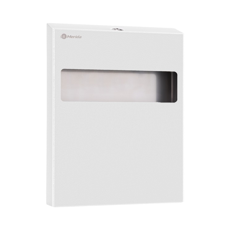 Диспенсер MERIDA STELLA R покрытий для унитаза металл Белый / GSB001.R