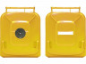Мусорный контейнер Klimi 980240Y / полиэтилен / 240л / желтый