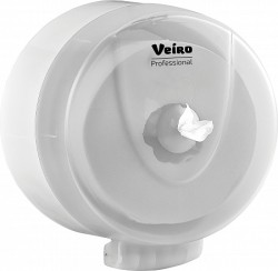 Диспенсер туалетной бумаги с центральной вытяжкой Veiro Professional пластик белый / JUMBO-center