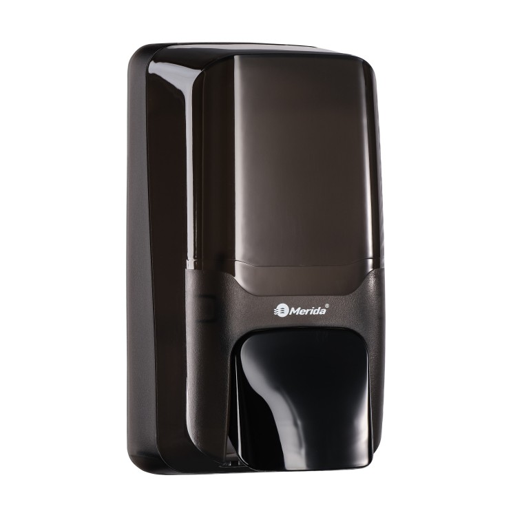 Дозатор MERIDA HARMONY для жидкого мыла наливной 1.2л пластик Черный / DHC101.C