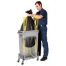 Контейнер для мусора Rubbermaid SlimJim 60 л / Серый / FG354060GRAY