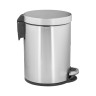 Урна MERIDA SILENT педальная металл матовая сталь 5 л / KIM413