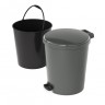Ведро с педалью "Эконом" Klimi 12 л пластик Серый / М7250
