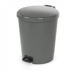 Ведро с педалью "Эконом" Klimi 12 л пластик Серый / М7250