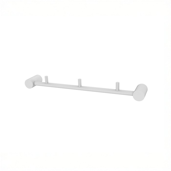 Планка с тремя крючками IDDIS металл Белый матовый / PETWTS3i41