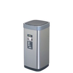 Сенсорное мусорное ведро EKO 35 л. Благородная сталь / EK9259 MT-35L