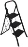 Стремянка стальная Hausmann Shan 3 ступени черная / HM-WK6018F-3A