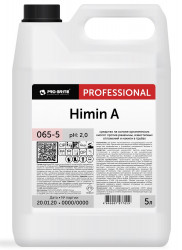 Средство Pro-Brite 065-5 HIMIN A / на основе органических кислот против ржавчины, известковых отложений и накипи в трубах / 5 л