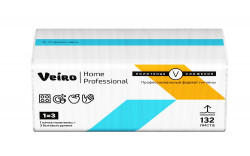 Полотенца для рук V - сложение (Soft Pack) Veiro Home Professional KV32-132 (пач)