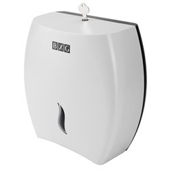 Диспенсер туалетной бумаги BXG для средних рулонов пластик белый / BXG PD-8002 NEW