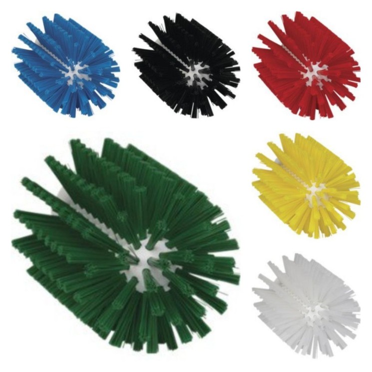 Щетка-ерш Vikan для очистки труб, гибкая ручка, Ø90 мм, средний ворс