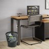 Корзина для бумаг STAFF 9 л сетчатая пластик черная / 238254