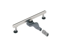 Трап канализационный угловой Diadonna 600х32 мм металл матовая сталь / D47-60S