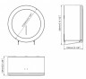 Диспенсер для средних рулонов туалетной бумаги металл хром Mediclinics / PR2783C