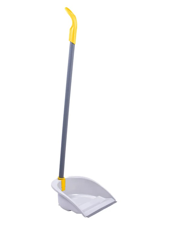 Совок складной с длинной ручкой Apex Серый / 10173-A