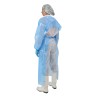 Фартук HACCPER Evatex с рукавами 100 мкм M, L, ХL (10 шт.) Синий
