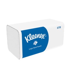 Бумажные полотенца Z-слож 2-слоя 124л Kleenex белые (пач.) / 6778