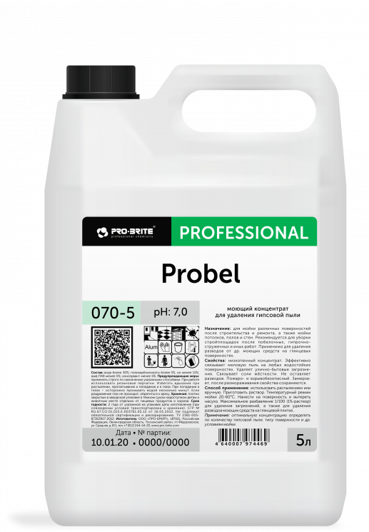 Моющий концентрат Pro-Brite 070-5 PROBEL / для удаления гипсовой пыли