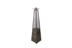 Уличный газовый обогреватель Ställeh Pyramid x4 Rattan Серый / Pyramid x4 Rattan Grey