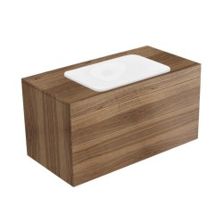 Тумба под умывальник 2 ящика, без отверстия под смеситель, Keuco Edition Орех / 31572680000