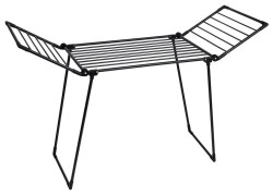 Сушилка для белья Hausmann Karakoram напольная металл черная / HM-XL-278WB