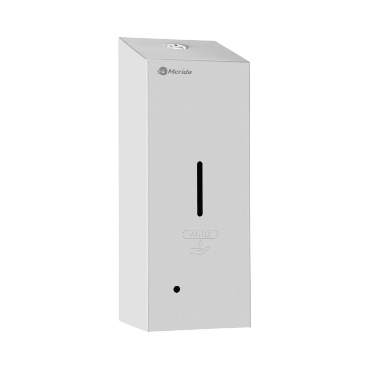 Дозатор MERIDA STELLA R КЛИК СЛИМ металл сенсорный, картриджный, Матовая сталь / DSM108.C