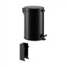 Урна педальная Keuco PLAN настенная 3л металл Черный матовый / 14977370000