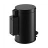 Урна педальная Keuco PLAN настенная 3л металл Черный матовый / 14977370000