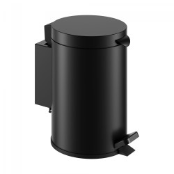 Урна педальная Keuco PLAN настенная 3л металл Черный матовый / 14977370000